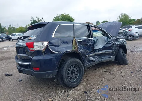 2012 Jeep Grand Cherokee Overland z USA, uszkodzony, nr VIN 1C4RJFCGXCC272719